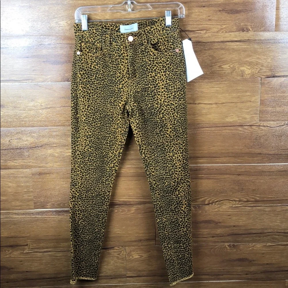 CURRENT ELLIOTT leopard print women’s jeans size: 24=00 new with tags